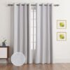 Stella 2-Piece Extra Long Chenille Curtain Set - 1...