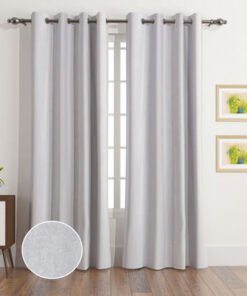 Stella 2-Piece Extra Long Chenille Curtain Set - 1...