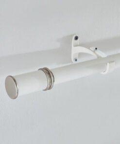 Zoe Powder Coated 25mm Extendable Single Curtain R...