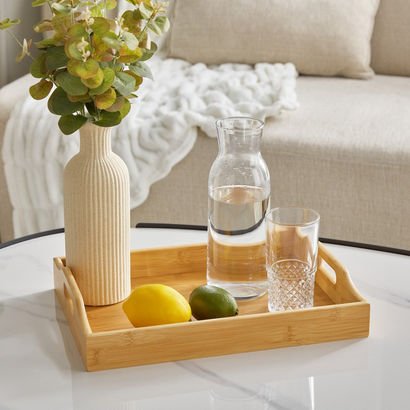 Bamboo Tray - 38x28x6 cm