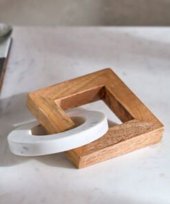 Liv Geometrical Interlaced Accent Decor - 15x9x15 ...