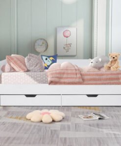 Vanilla Single Day Bed with 2 Drawers - 90x200 cm