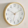 Espiri Bamboo Frame Wall Clock - 31.7x5 cm