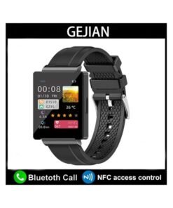 gejian NFC Smart Watch Men Women 1.85 Full Touch Screen Waterproof Sports Fitness Bracelet Bluetooth Call Smartwatch
