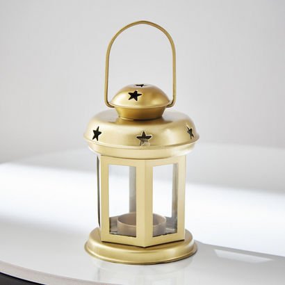 Splendid Metal Decorative Lantern - 10x10x14 cm