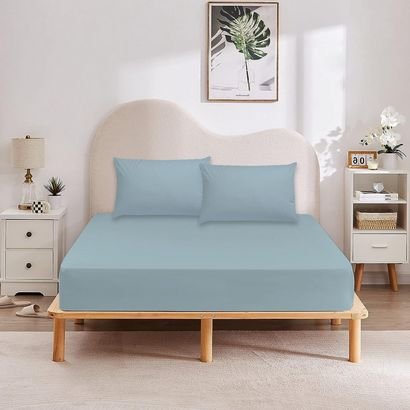 Ultima 3-Piece Single Super Soft Fitted Sheet Set ...