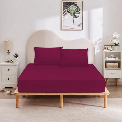 Ultima 3-Piece Twin Super Soft Fitted Sheet Set - ...