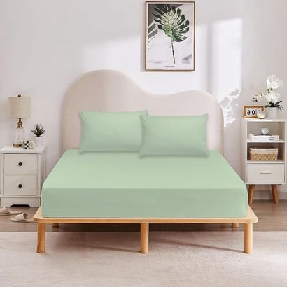 Ultima 3-Piece Twin Super Soft Fitted Sheet Set - ...