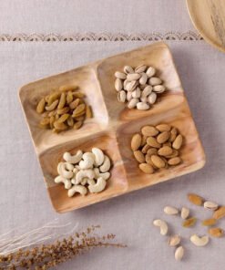 Albero 4-Sectioned Platter - 24x20.5x2.5 cm