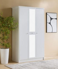 Cornell 3-Door Wardrobe with Mirror