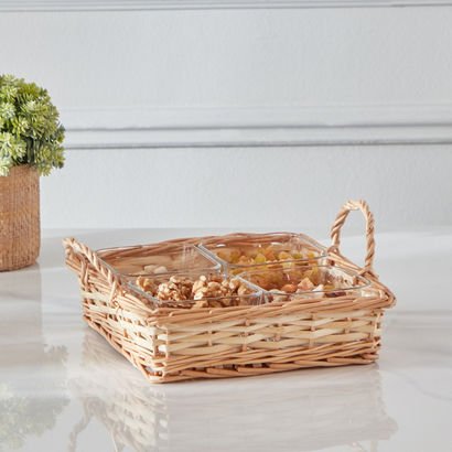 Minimalist 5-Piece Glass Snack Set