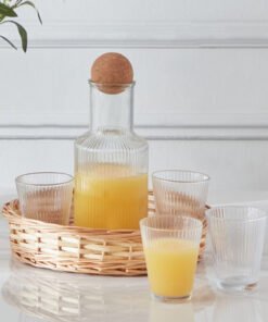 Minimalist 6-Piece Glass Drinking Set