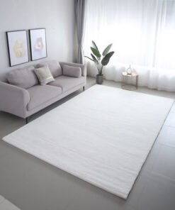 Faux Rabbit Fur Rug - 240x350 cm