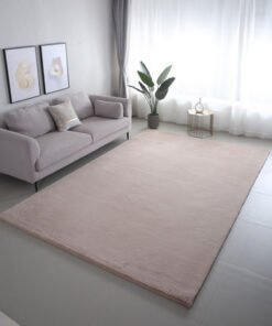 Faux Rabbit Fur Rug - 240x350 cm
