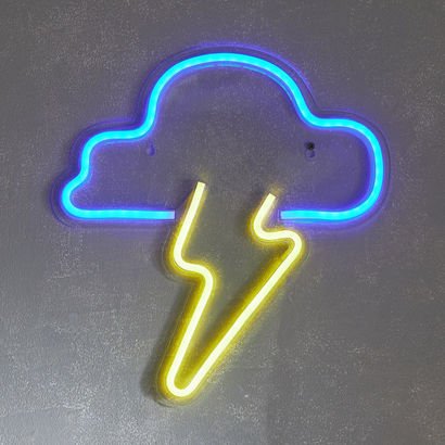 Lyn Thunder Frame LED Neon Light - 31x2x33 cm