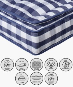 SleepLuxe iSolitaire Visco Silicone Memory Foam La...