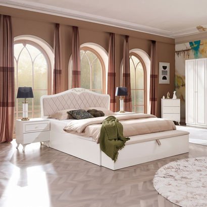 Elizabeth 6-Piece King Bedroom Set - 180x200 cm