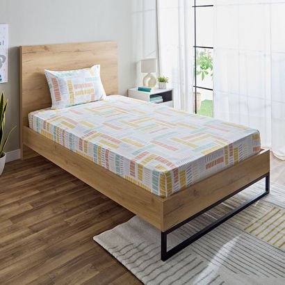 Nora Savana 2-Piece Single Microfibre Flat Sheet S...