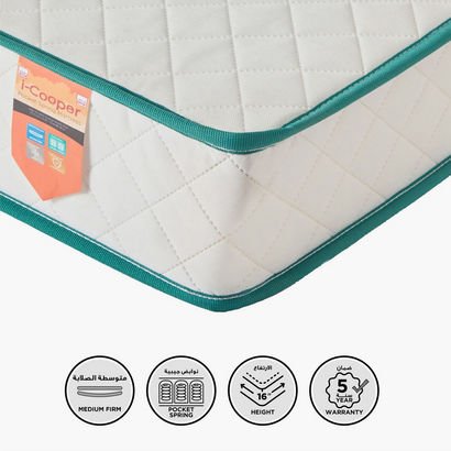 SleepEase iCooper Kids Foam Pocket Spring Single M...
