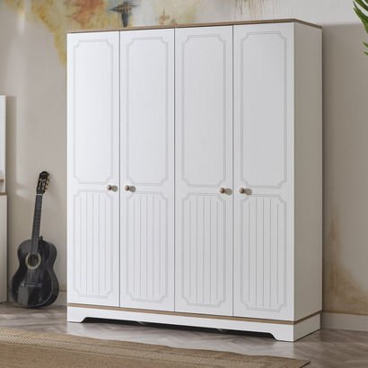 Listro 4-Door Wardrobe