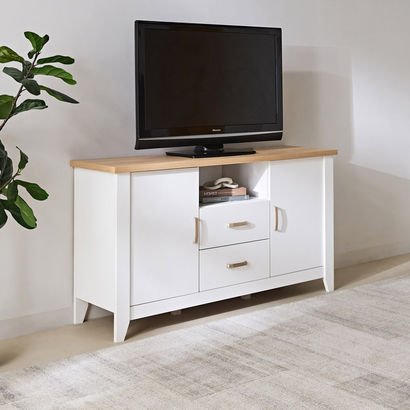 Sky 2-Drawer Sideboard High TV Unit with 2 Doors