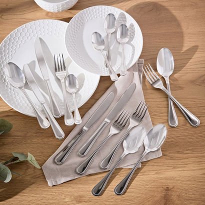 Ridge 16-Piece 18/10 Stainless Steel Cutlery Set
