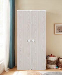 Vanilla Toddler 2-Door Wardrobe