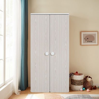 Vanilla Toddler 2-Door Wardrobe