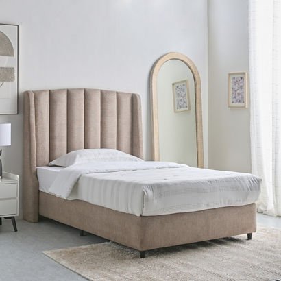 Maine Lewis Upholstered Twin Bed - 120x200 cm