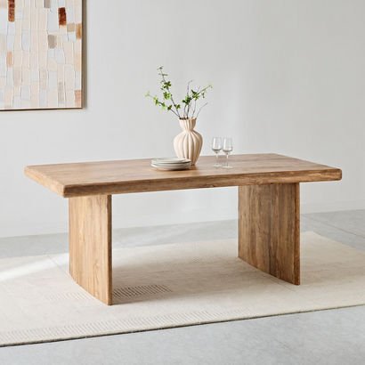 Cavon Clayton 6-Seater Solid Wood Dining Table