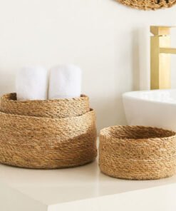 Naturaloom 3-Piece Round Multiutility Basket Set