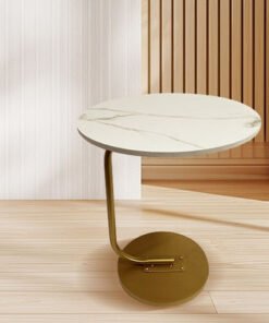 Tyron Marble Finish Accent End Table