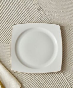 Peace New Bone China Line Square Side Plate - 20 c...