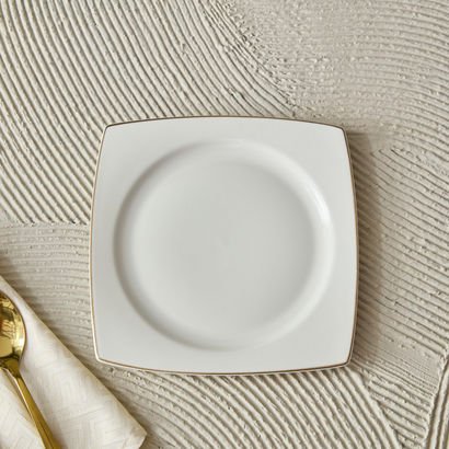 Peace New Bone China Line Square Side Plate - 20 c...
