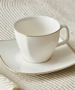 Peace New Bone China Line Tea Cup and Saucer - 220...