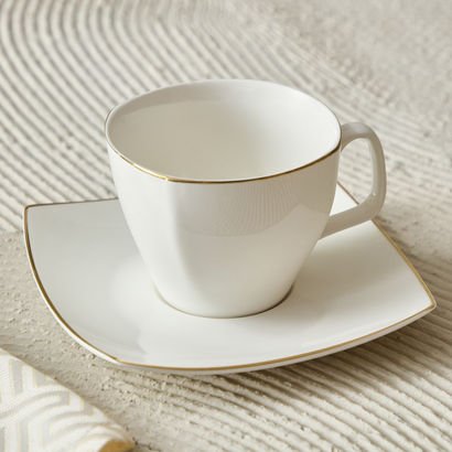 Peace New Bone China Line Tea Cup and Saucer - 220...