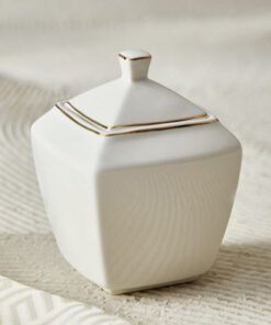 Peace New Bone China Line Sugar Pot - 360 ml