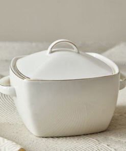 Peace New Bone China Line Soup Tureen - 4.2 L