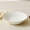Ivory New Bone China Rim Serving Bowl - 22 cm
