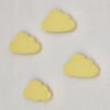 Cloud Shaped 4-Piece Wooden Wall Hook Set - 9x3x5 ...