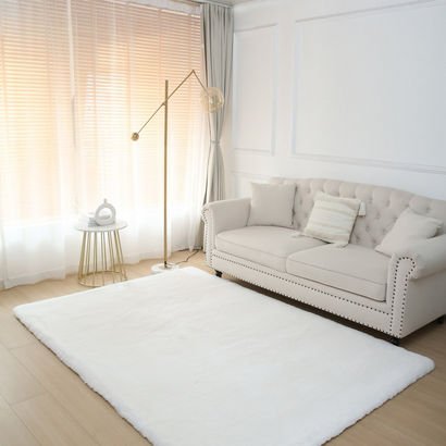 Luxy Bliss Premium Faux Rabbit Fur Rug - 240x360 c...