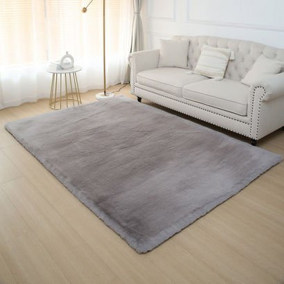 Luxy Bliss Premium Faux Rabbit Fur Rug - 240x360 c...