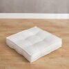 Atlanta Ezra Ribbed Floor Cushion - 48x48x10 cm