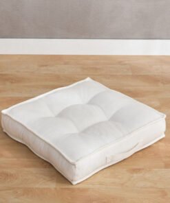 Atlanta Ezra Ribbed Floor Cushion - 48x48x10 cm
