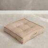 Atlanta Ezra Ribbed Floor Cushion - 48x48x10 cm