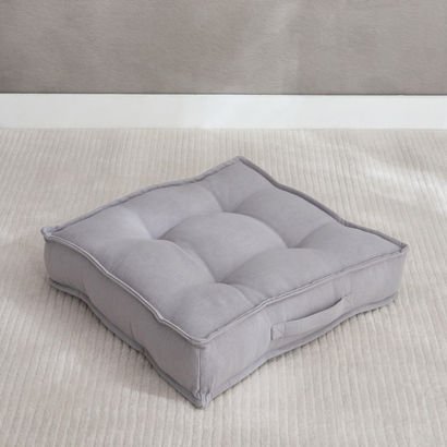 Atlanta Ezra Ribbed Floor Cushion - 48x48x10 cm