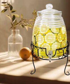 Amity Glass Beverage Dispenser with Stand - 6 L