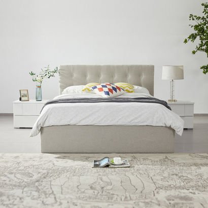 Orlando Upholstered Queen Bed - 140x200 cm
