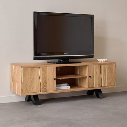 Vendra Arno 1.6 Metre 2 Door Live Edge TV Unit for...