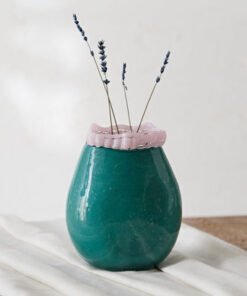 Reva Peacock Premium Bubble Vase with Rim - 16x11....